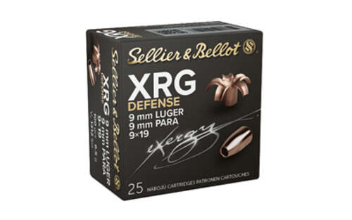 Ammunition Sellier&Bellot Pistol 9mm S&B 9MM 100GR XRG 25/1000